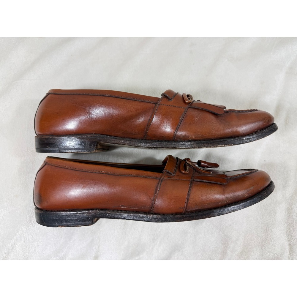 Allen Edmonds Newport Tassel Kiltie Loafers Women 11.5 Brown Leather USA - Picture 5 of 7